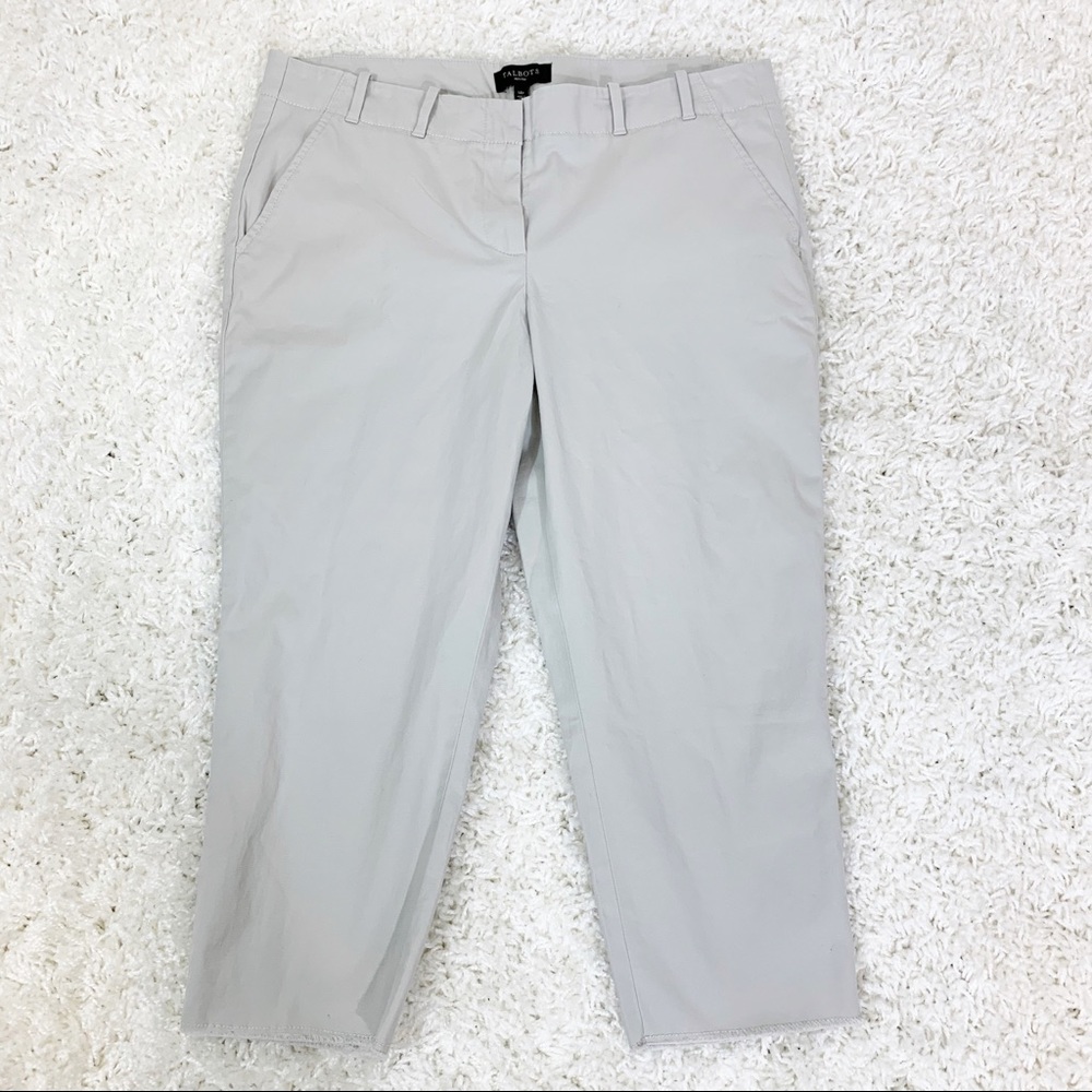 NWT Talbots Crop Khakis Women's 14P